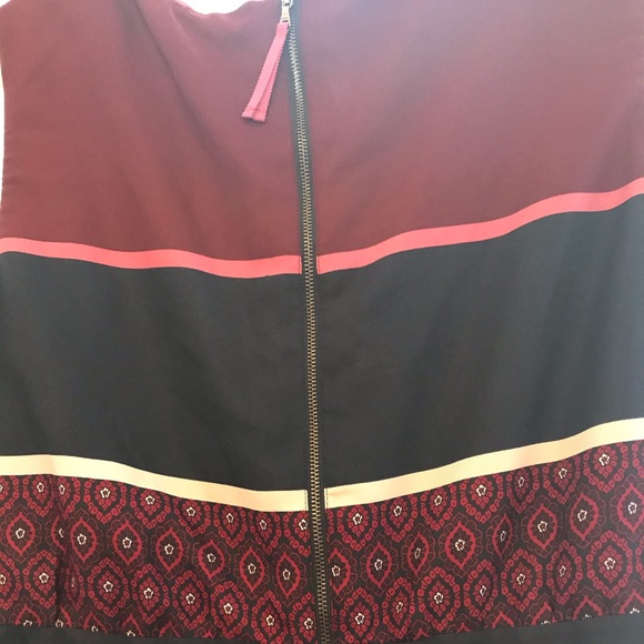 Fall colored zip dress - Picture 3 of 3